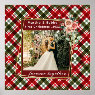 Poster Nossa Primeira Foto de Natal Recém-Feita