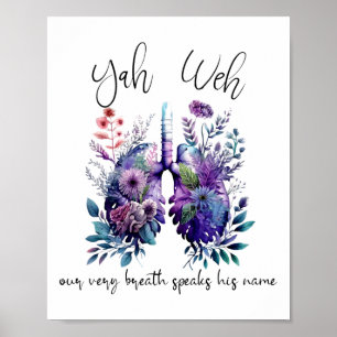 Poster Nossa Própria Respiração Fala Seu Nome Yhwh Christ