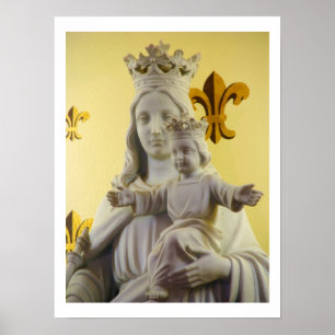 Póster Nossa senhora Ajuda da fotografia dos cristãos
