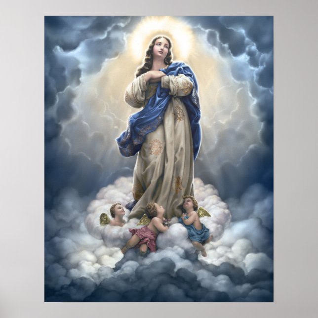 Poster Nossa Senhora da Assunção (Frente)