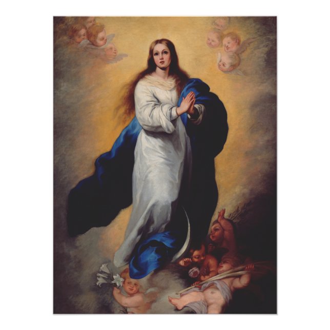 Póster Nossa Senhora da Conceição Imaculada (Frente)