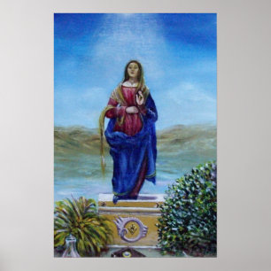 Poster NOSSA SENHORA DA LUZ Madona da Conceição Imaculada