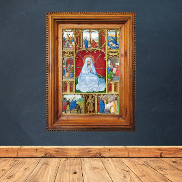 Poster Nossa Senhora das Tristezas - Manuscrito Medieval