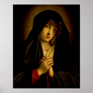 Póster Nossa Senhora das Tristezas Virgem Maria - Doloros