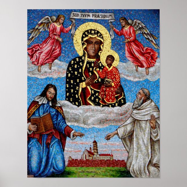 Poster Nossa Senhora de Czestochowa (Frente)