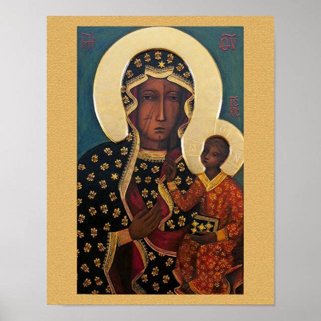 Póster Nossa Senhora de Czestochowa (Frente)