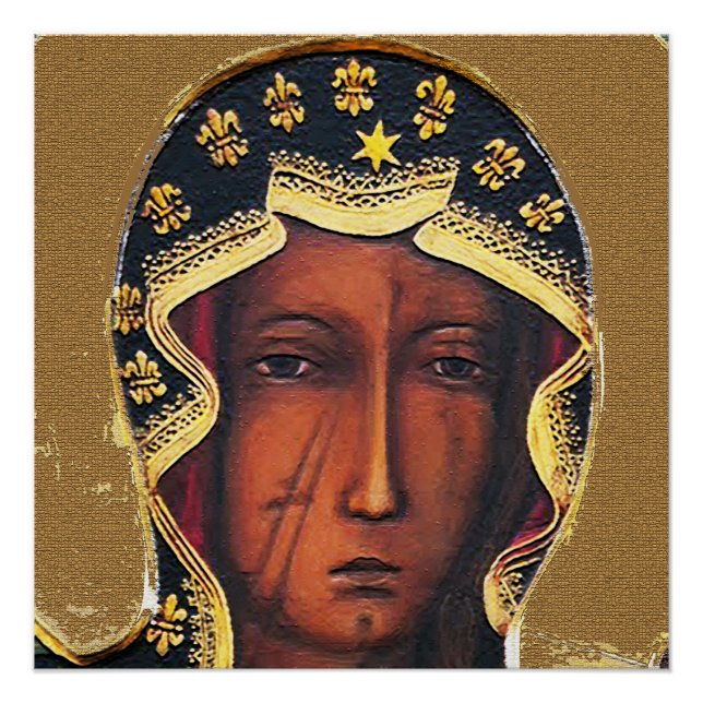 Póster Nossa Senhora de Czestochowa (Frente)