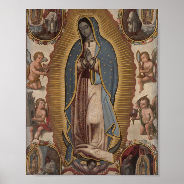 Poster Nossa Senhora de Guadalupe (Frente)