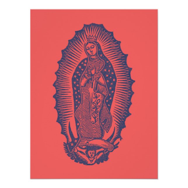 Póster Nossa Senhora de Guadalupe (Frente)
