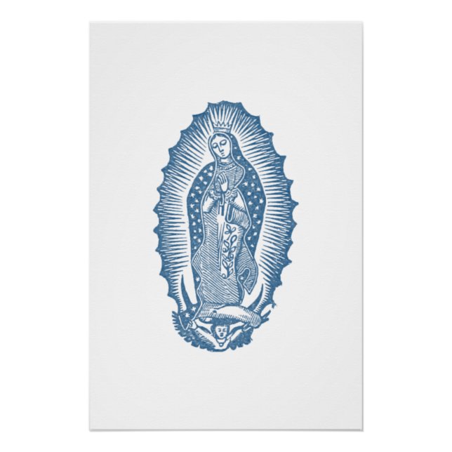 Póster Nossa Senhora de Guadalupe (Frente)