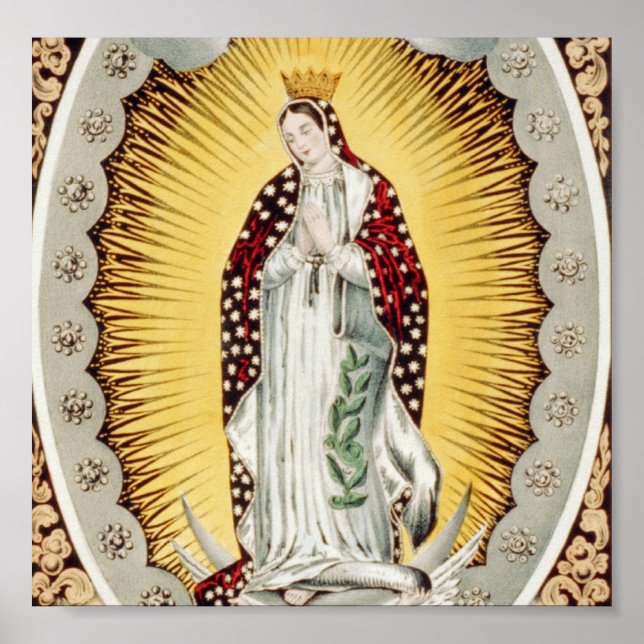 Póster Nossa Senhora de Guadalupe (Frente)
