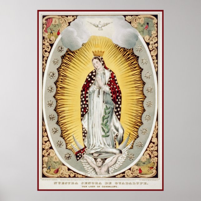 Póster Nossa Senhora de Guadalupe (Frente)