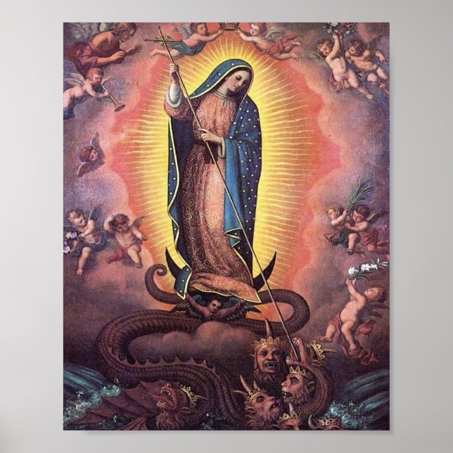 Poster Nossa Senhora de Guadalupe (Frente)