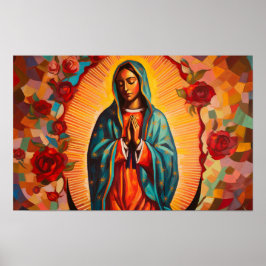 Poster Nossa Senhora de Guadalupe