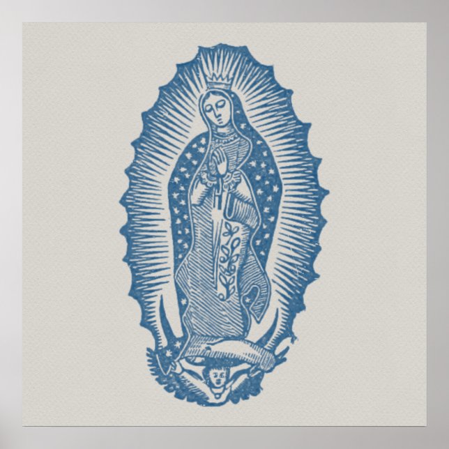 Póster Nossa Senhora de Guadalupe (Frente)