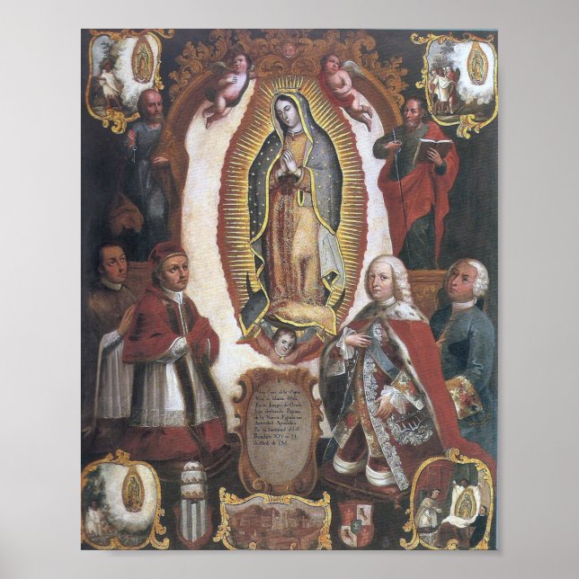Poster Nossa Senhora de Guadalupe (Frente)