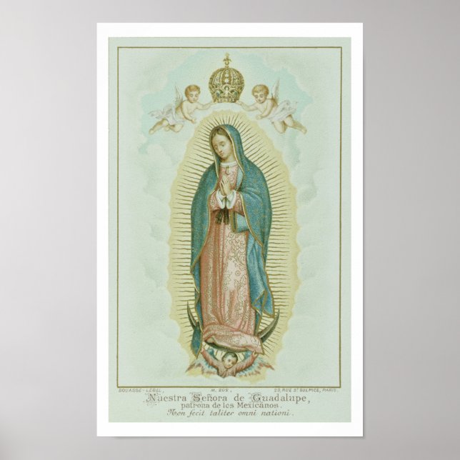 Poster Nossa Senhora de Guadalupe (Frente)