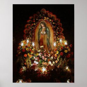 POSTER NOSSA SENHORA DE GUADALUPE ALTAR DEVOCIONAL