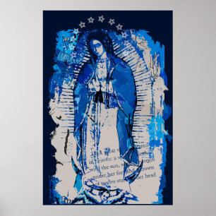Poster Nossa Senhora de Guadalupe Collage