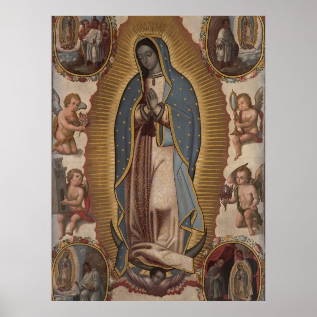POSTER NOSSA SENHORA DE GUADALUPE (EXTRA GRANDE 40X53) (Frente)