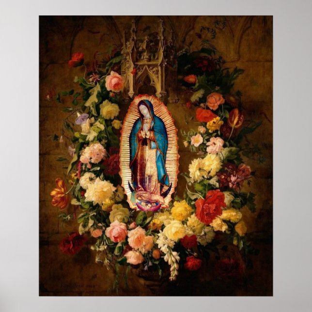 Poster Nossa Senhora de Guadalupe, Nuestra Señora de Guad (Frente)