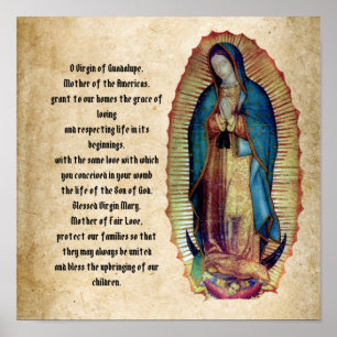 Poster Nossa Senhora de Guadalupe, Nuestra Señora de Guad