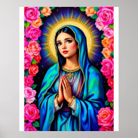 Nossa Senhora de Guadalupe Orando Virgem Maria Gra
