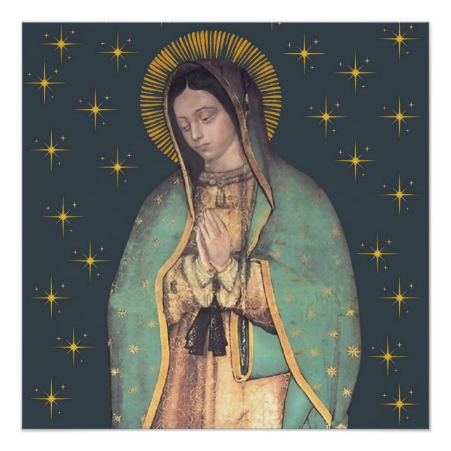 Póster Nossa Senhora de Guadalupe Virgem Maria Poster Bri (Frente)