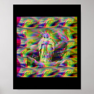 Poster Nossa Senhora de Lourdes Sticker