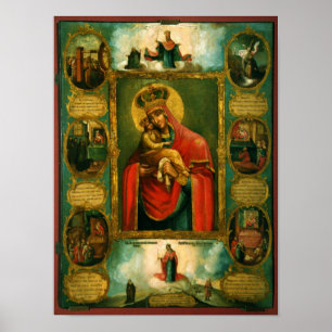 Póster Nossa senhora de Pochaev