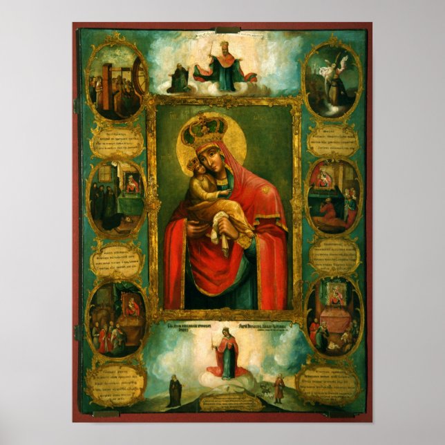 Póster Nossa Senhora de Pochev (Frente)