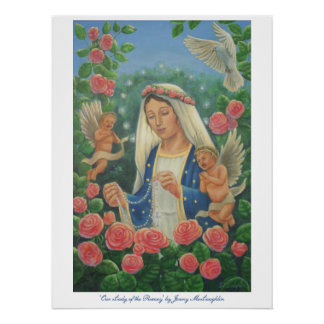 Póster "Nossa Senhora do Rosário" por Jenny McLaughlin