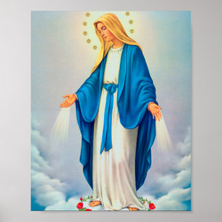 Poster Nossa Senhora Immaculada Concepção