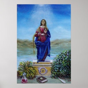 Poster NOSSA SENHORA LUZ Madonna da concepção imaculada