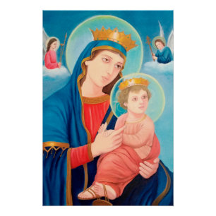 Póster Nossa Senhora Perpétua Ajuda Católica