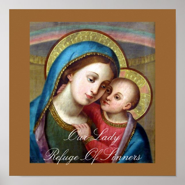 PÓSTER NOSSA SENHORA REFUGIADA DE CANTORES (Frente)