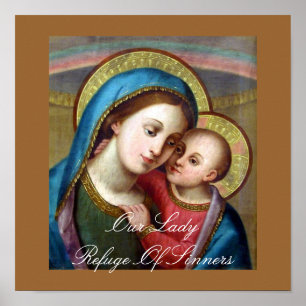 PÓSTER NOSSA SENHORA REFÚGIO PECADOR