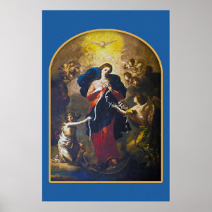 Poster Nossa senhora Undoer da imagem devocional dos nós