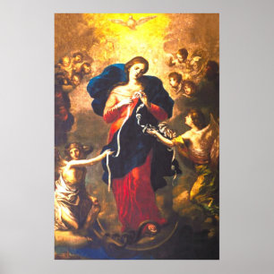 Poster Nossa senhora Undoer de anjos da Virgem Maria dos
