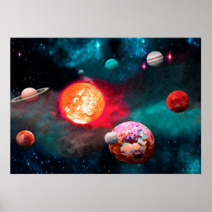 POSTER NOSSA TERRA & SEUS VIZINHOS