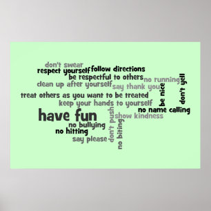 Póster Nossas Regras de Igreja