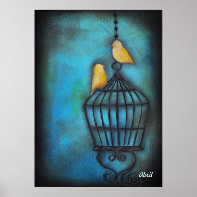 Póster Nosso Amor É Pássaros Livres (Frente)