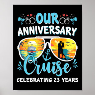 Poster Nosso Cruzeiro de Aniversário Celebrando Casais de