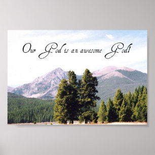 Póster Nosso Deus é um Deus incrível!