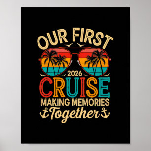 Poster Nosso Primeiro Cruzeiro Juntos 2026 Casal Engraçad