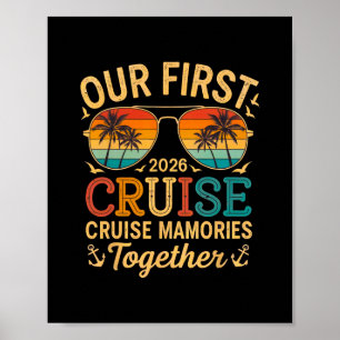 Poster Nosso Primeiro Cruzeiro Juntos 2026 Família Casal
