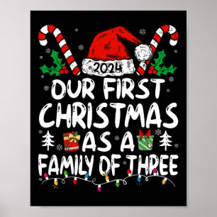 Poster Nosso Primeiro Natal Como Uma Família De Três Novo