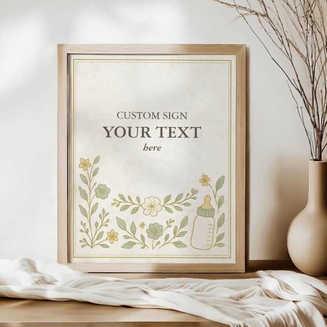 Poster Nosso Próximo Capítulo Logótipo Personalizado De C (Our Next Chapter Custom Matching Sign)