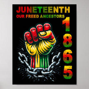 Poster Nossos Ancestrais Africanos Libertados, 18 De Junh