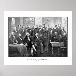 Póster Nossos Presidentes 1789 - 1881